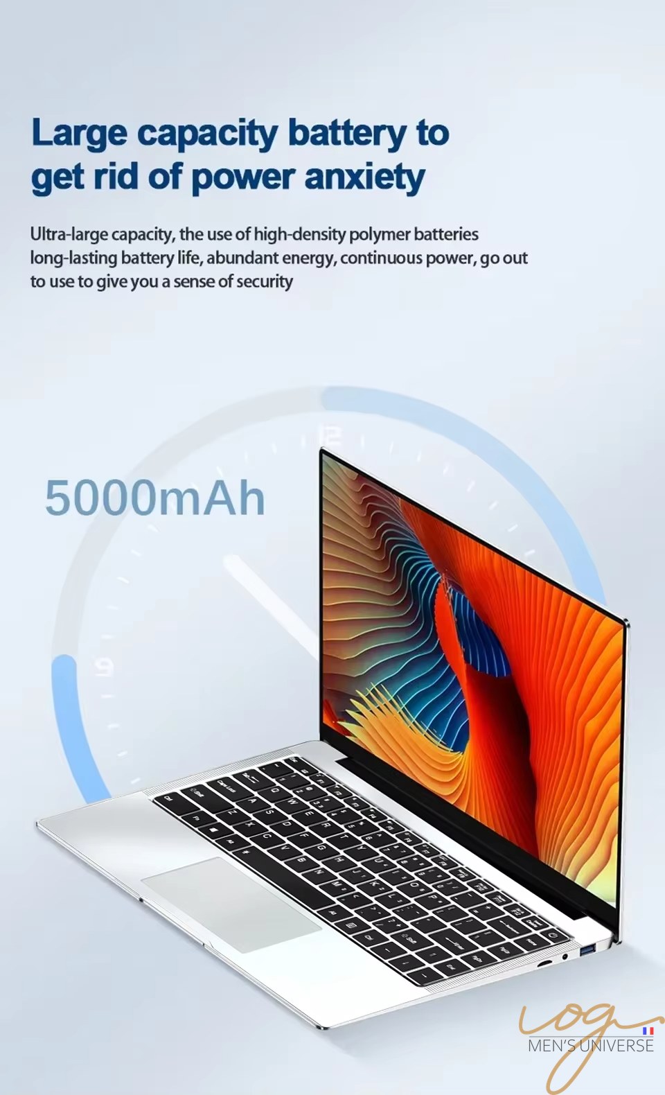 Ordinateur Portable 12 Go RAM 512 Go SSD Windows 11 Intel ATOM X7 Full HD 1920x1080 Laptop PC Bureau Étudiant