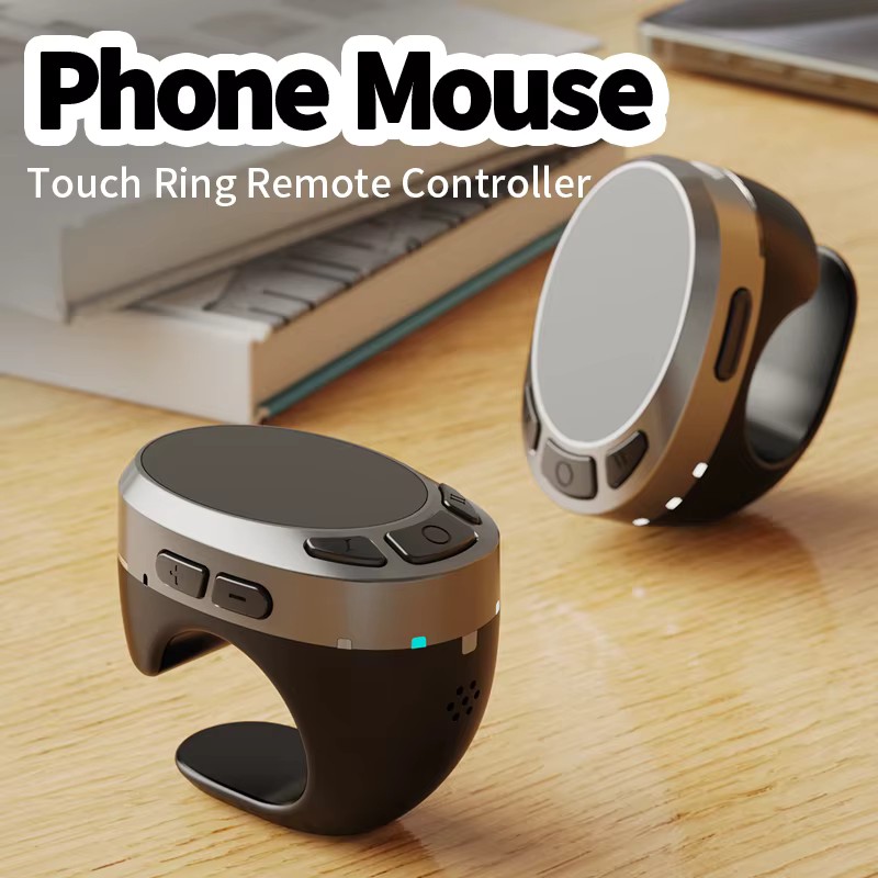 tiktok ring - modele premium - Télécommande Bluetooth smartphone multifonction avec pavé tactile pour TV, projecteur, appareil photo et selfie mains libres